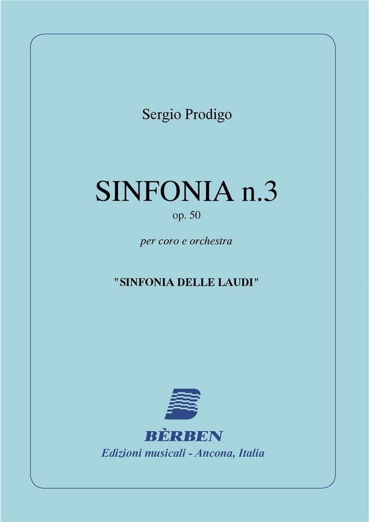 Sinfonia 3 Op 50 Per Choro E Or